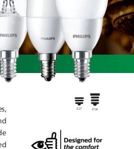 Philips LED Candle 4W E14 2700K