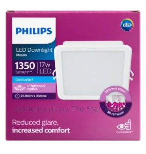Philips Meson Square 17W 3000K Recessed LED Downlight