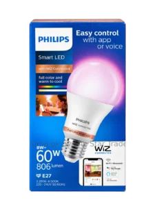 Philips PHI WFB 60W A60 E27 822-65 RGB 2PF/6